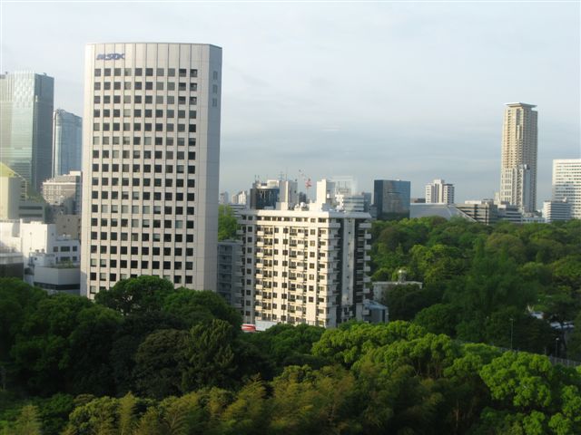 View from New Otani Hotel